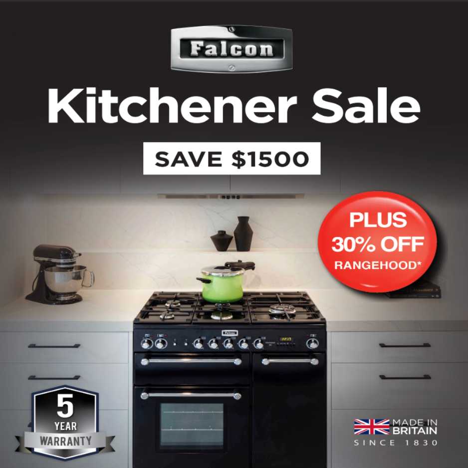 Falcon Oven Sale -  Save up to $1500 + 30% Off Rangehood + 30% Off Rangehood
